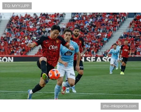 塞尔塔中场三角传递流畅 马略卡防守阵型维持困难